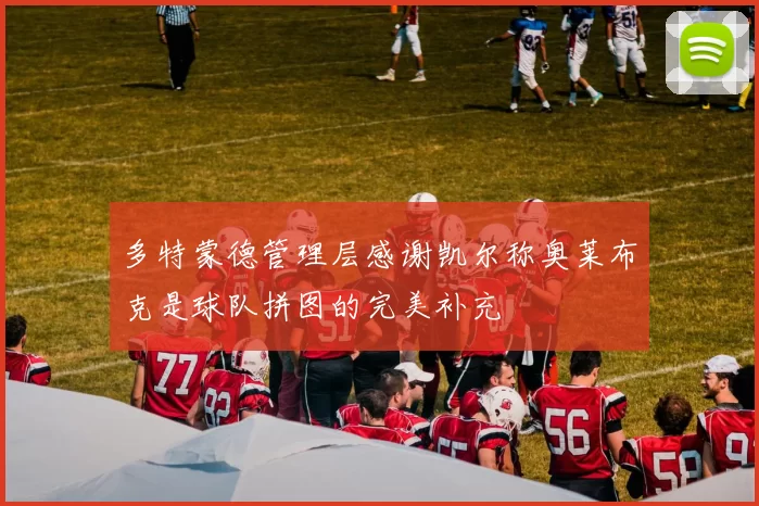 多特蒙德管理层感谢凯尔称奥莱布克是球队拼图的完美补充